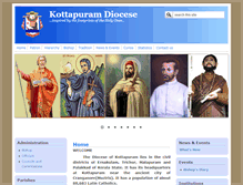 Tablet Screenshot of kottapuramdiocese.org